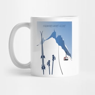 Chamonix Aiguille du Midi leewarddesign Mug